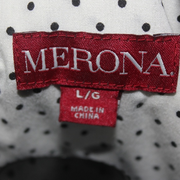 Merona Blazer Large with Polka Dot Lining - Picture 5 of 5